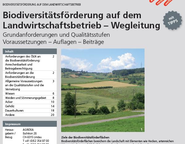 «wie bisher» Wegleitung BFF www.landwirtschaft.zh.