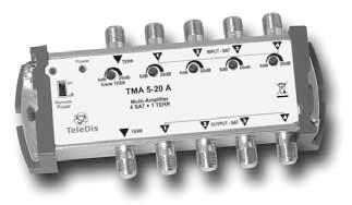 Verteilkomponenten Distribution components Kaskaden Strang-Verstärker Trunk amplifier for cascadable system Typ / Type TMA 5-20 A TMA 9-20 A TMA 13-20 A TMA 17-20 A Artikelnummer / order number 19601