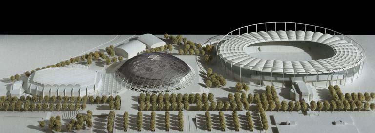 Sporthalle Stuttgart In Anlehnung an dieses Prinzip wurde im Rahmen eines beschränkten Architektenwettbewerbs für eine neue