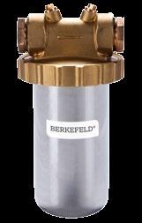 Trinkwasser Schutzfilter & Hauswasserstation 1.2 Filter 1 Berko Robuster Filter für den industriellen und gewerblichen Gebrauch in hochwertiger Ausführung aus Edelstahl und Sondermessing.