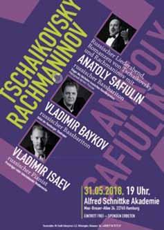 Termine Donnerstag, 31. Mai Alfred Schnittke Akademie International, 19 Uhr Russischer Liederabend.