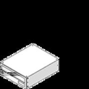 Beschriftungskasten lfm x 110 x 270 mm Alu-Tür 13-3-14631 Beschriftungskasten inkl.