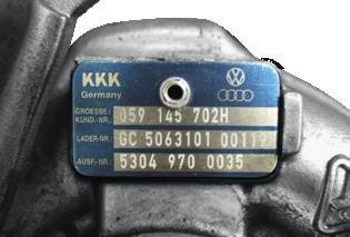 ANGABEN ZUR IDENTIFIKATION OE-Nummer (Fahrzeug-Hersteller) KBA-Nummer für Pkw/Transporter