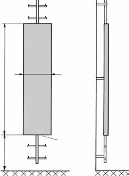 Seitenverkleidungsbleche. Das Öffnen und Schließen erfolgt über ein Vorreiberschloss. Zum Anklemmen an die Leiter. Bauseitige Montage. Grundsätzlich links auf Wunsch rechts angeschlagen.