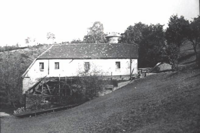 Alte Mühlen an der Gottleuba Seite 80 A+ S. FISCHER Abb. 4.23: Die Bergermühle Liebstadt um 1950.