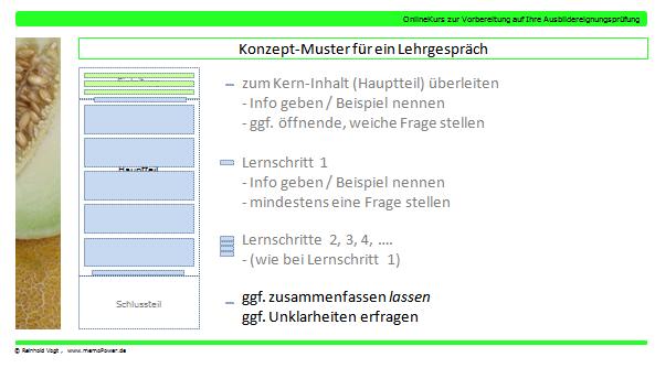 Alternativ können Sie den Auszubildenden fragen, ob es aus seiner Sicht noch Unklarheiten gibt.