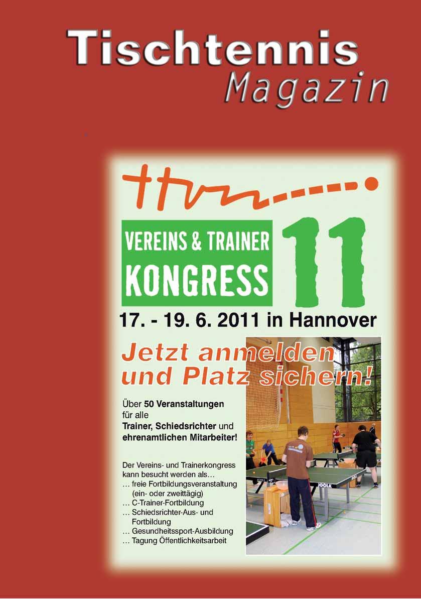 7LWHO7LWHOT[G6HLWH H 6042 E 4 2011 Offizielles Organ des Tischtennis-Verbandes Niedersachsen 2.
