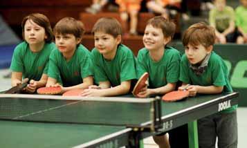 Acht Braunschweiger Grundschulen folgten der Einladung zum Stadtentscheid und traten, unterstützt von Lehrkräften der Schulen und Vereinsbetreuung, nach vorherigen Übungsstunden in den Tischtennis-AG