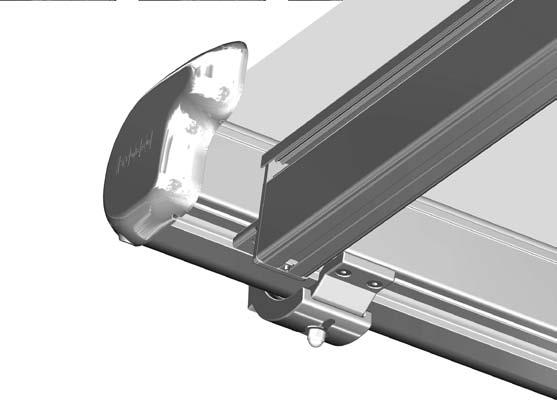 Seitendeckel aus ALU-Gusslegierung als Kastenabschluss zur Aufnahme der Tuchwellenlagerung bzw. der Motorlagerung.