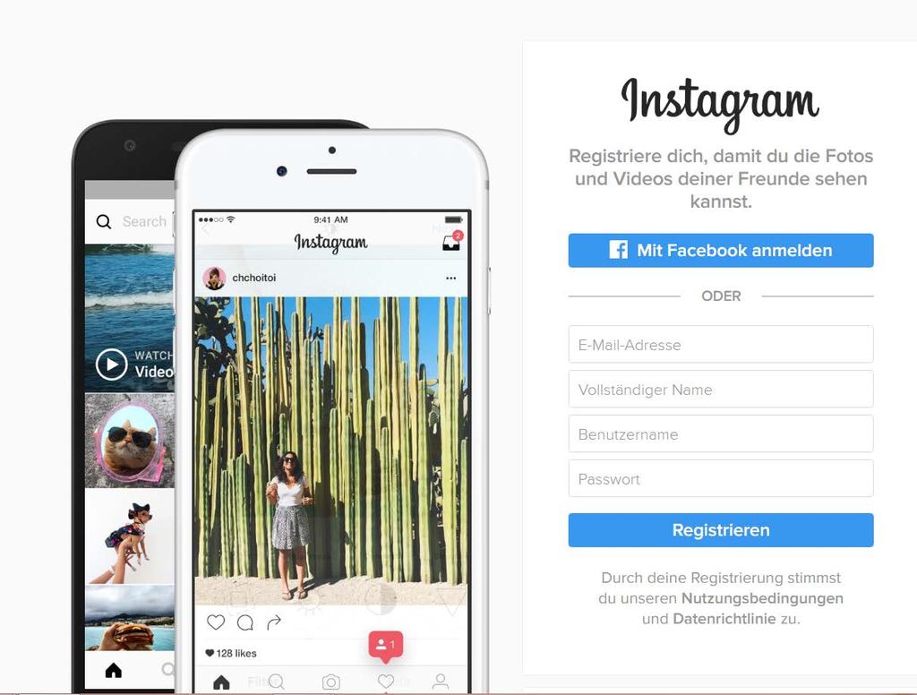 Social Media Plattformen: Instagram bildbasiertes soziales Netzwerk Nutzen Sie