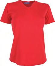 4 V-Neck-Shirt Women Watch/Women von B&C Collection, aus 100 % Single Jersey Baumwolle, 210 gr/qm, einlaufvorbehandelt, Ripp-Strick, figurbetont.