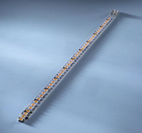 ConextBar Leiste mit variabler Länge Dank dem patentierten Verbindungssystem können mit der ConextBar ganz einfach 10 mm breite LED-Leisten in verschiedensten Modullängen realisiert werden.