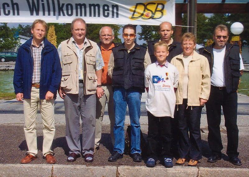 Deutsche Meisterschaft 2003 Durch das gute Ergebnis bei der Landesmeisterschaft in Fellbach ( 183 Ringe ), erreichte Tobias Henle als erster Schütze des Vereins die Qualifikation zur Deutschen