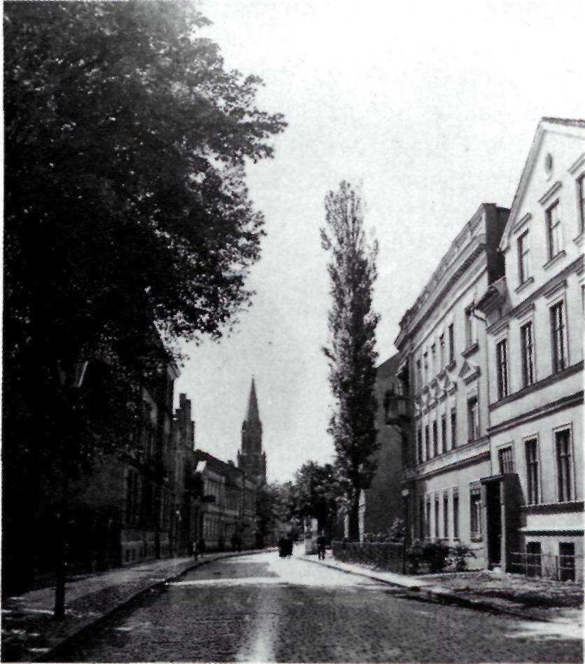 Kohlstraße. Links das Haus Salem.