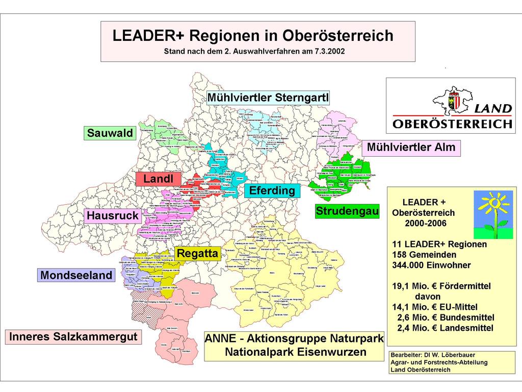 Stockinger Seite 3 "Mit der neuen Mittelausstattung kann Oberösterreich seinen selbstbewussten Weg für eine qualitätsorientierte Politik im ländlichen Raum fortsetzen", sagt Agrar-Landesrat Dr.