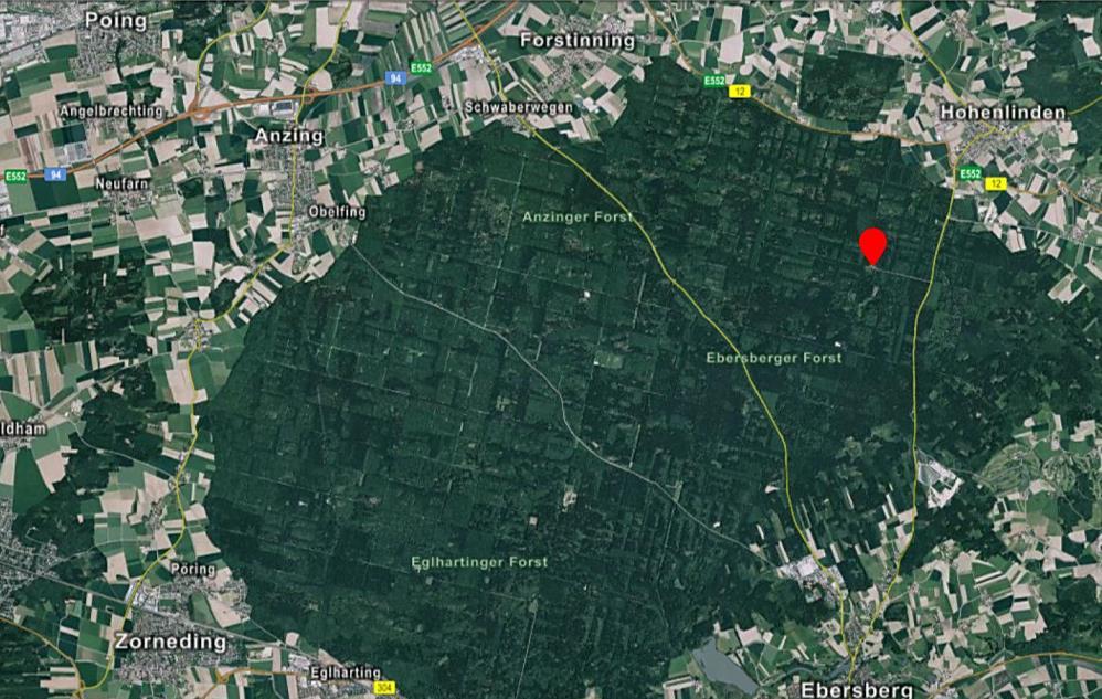 Exposé Die Bayerische Staatsforsten AöR verpachten ab Januar 2020 die Waldgaststätte Hohenlindener Sauschütt im Ebersberger Forst 1.