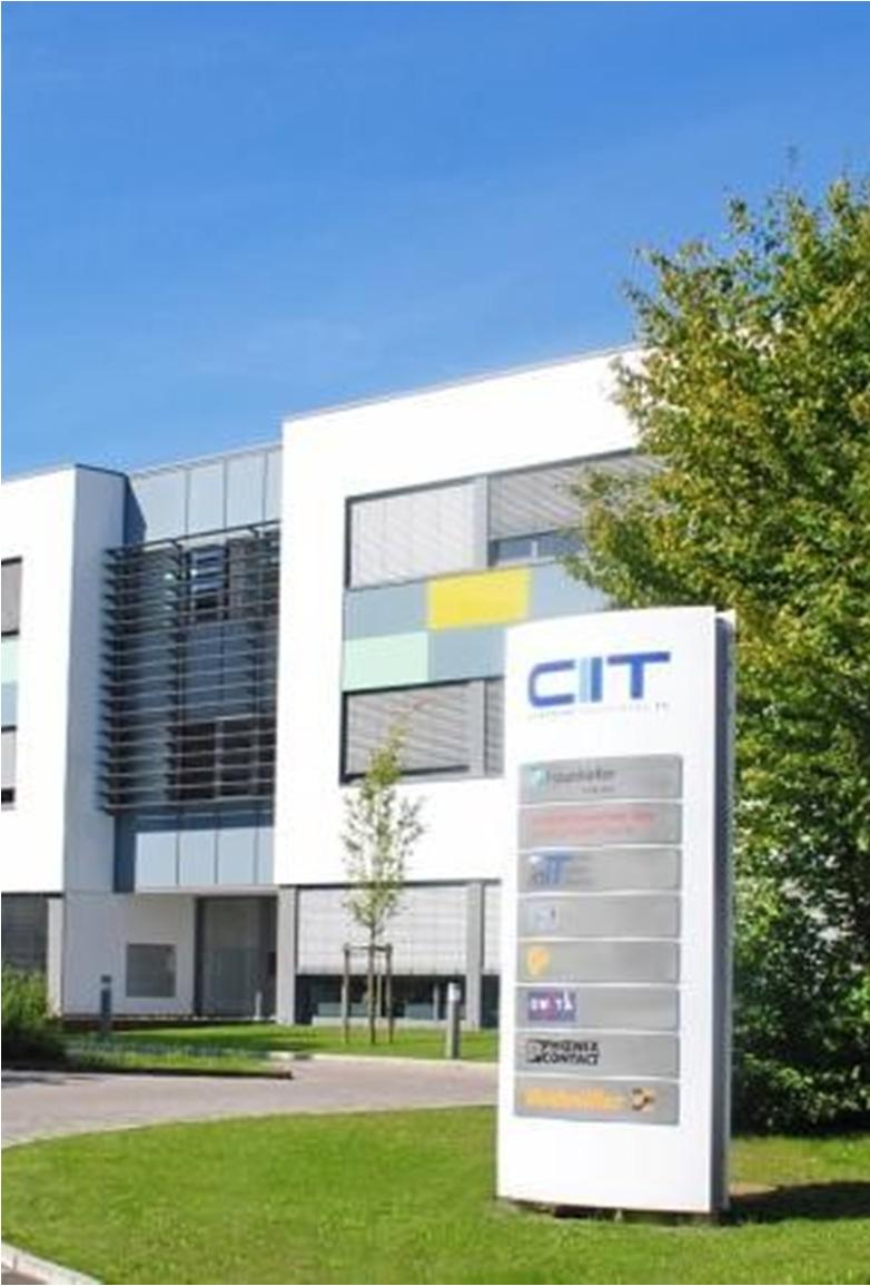 INIT NETZWERKPARTNER IM CENTRUM INDUSTRIAL IT (CIIT) CIIT Deutschlandweit erstes Science to Business Center der industriellen Automation Forschungsinstitute und Technologieunternehmen unter einem