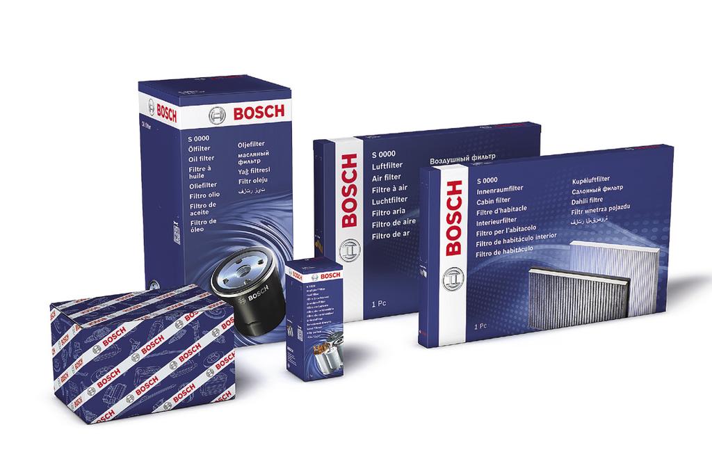 Fertigung: Hochwertige Materialien, sorgfältige Verarbeitung und strenge Produktkontrollen stellen die erstklassige Qualität der Bosch-Filter sicher.