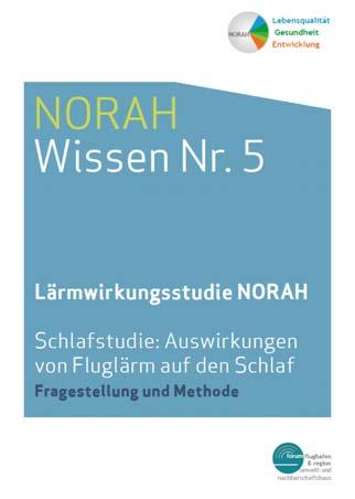 Weiterführende Informationen Abschlussbericht + NORAH Wissen Schlaf