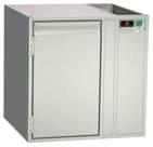 8.2 Kühl- und Tiefkühlunterbauten Gastronorm-Kühltische für Zentralkühlung Kühltisch Gastronorm, zentralgekühlt, mit Installationsfach Höhe 760 mm, ohne Sockel und Abdeckung