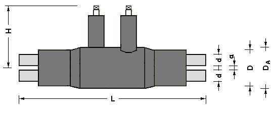 2.3 Vorisolierte Doppelrohr- Absperrarmaturen Es kommen Kugelhahnfabrikate bekannter Hersteller zum Einsatz, wie zum Beispiel: Böhmer, Broen, Klinger, Naval 2.3.1 KMR- Doppelrohr- Absperrkugelhahn