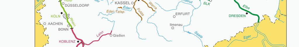Bundeswasserstraßen durch