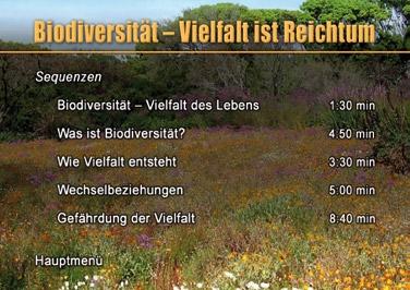 Was ist Biodiversität? (Filmsequenz 4:50 min) Die Artenvielfalt ist eine Ebene der Biodiversität.