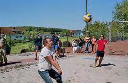 Alle Interessierten sind recht herzlich eingeladen beim Volleyballturnier mitzuwirken. Ebenfalls wird an diesem Tag Aikido (sanfter Kampfsport) von einer Gruppe aus Griesheim vorgeführt.