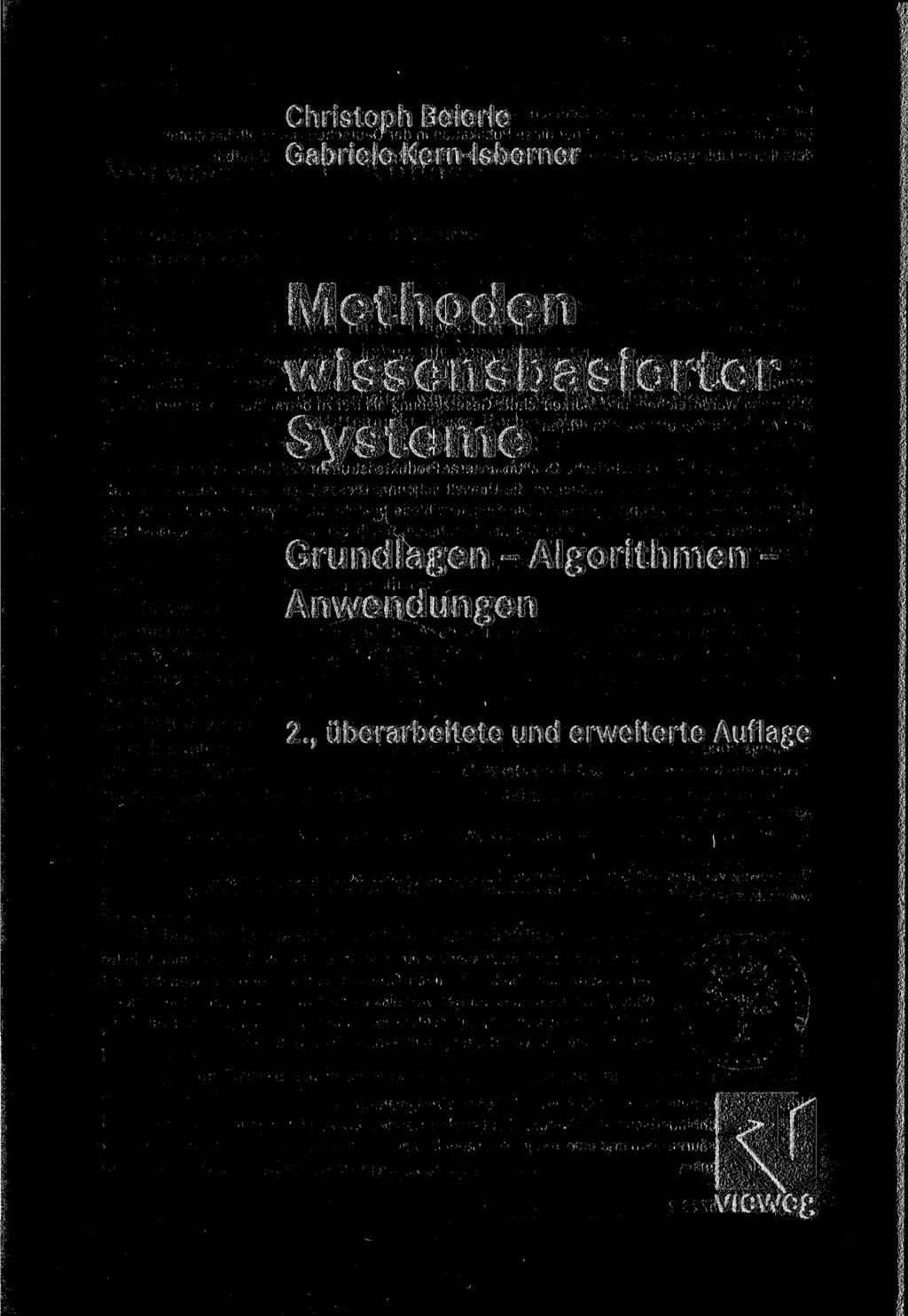 Christoph Beierle Gabriele Kern-Isberner Methoden wissensbasierter Systeme