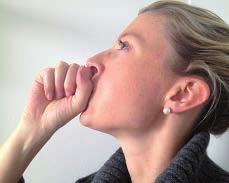 Unterdrückung eines Reizhustens Zur Unterdrückung eines bereits bestehenden Hustenreizes hilft die Atmung gegen einen dosierten Widerstand an Nase oder Mund.