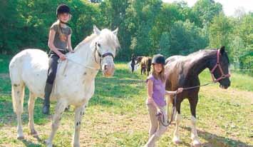 Jedes Kind bekommt einen erfahrenen Reiter als Paten zugeteilt, der es reittechnisch dort abholt, wo es steht. Beide gemeinsam betreuen ein Pferd.