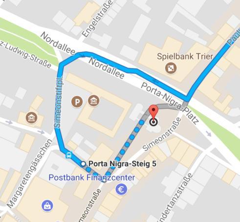 wir unseren Tag mit einem kleinen Fußweg von 5 Min.