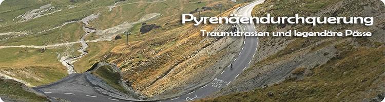 Für 2017 bieten wir - anstatt unseres Raid Pyrenéen - eine verlängerte Pyrenäendurchquerung an, die die berühmt-berüchtigten Pässe auf der französischen Seite, mit einigen schönen Strecken in Spanien