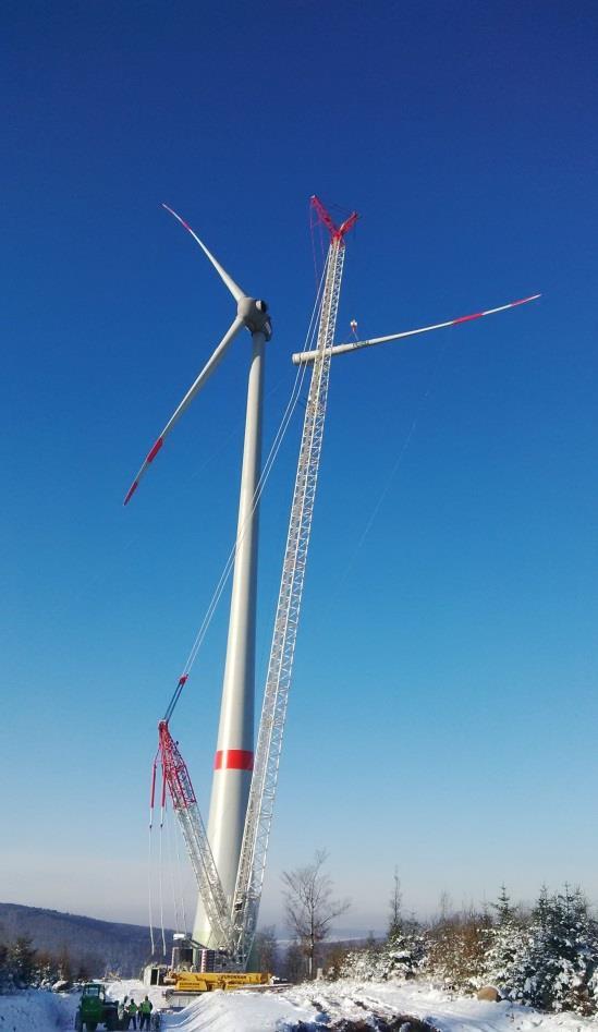 2 I Windpark Rohrberg Projektüberblick Kennzahlen Anzahl Anlagen 5 WEA Leistung 5 x 3 MW Nabenhöhe