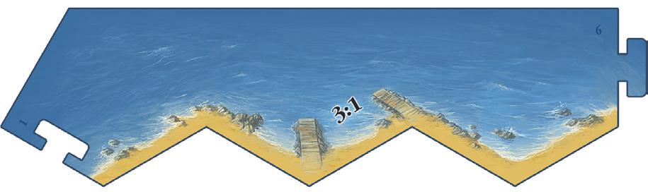 Siedlung Wichtig: Ein soeben errichteter Hafen kann erst in der nächsten Runde des Spielers benutzt werden in der nächsten Tauschphase.