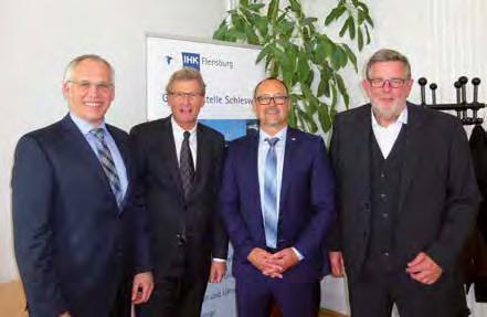 In einem Wirtschaftstalk mit Unternehmern der Region und Vertretern der IHK ging es zentral um die Verkehrsanbindung Schleswig-Flensburg.