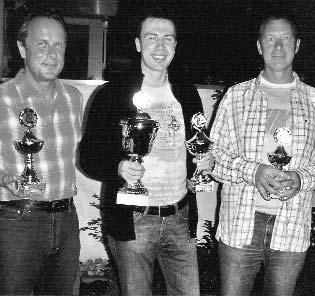 tischtennis Sieger unter sich: Volker Beyer, Oliver Amtenbrink und Ralf-Peter Bretschneider (von links) freuten sich über ihre guten Platzierungen.