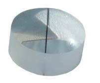 Teilstriche) Linse: 23 Durchmesser aplanatische Optik, Linsen aus Kunststoff, Fassung aus schwarzem Kunststoff, rundes,
