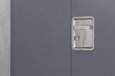 STS-/STU-Türen T90 2-schalige Umfassungszarge Das 2-schalige Zargensystem ist die optimale Lösung für den nachträglichen Einbau in die Wandöffnung.