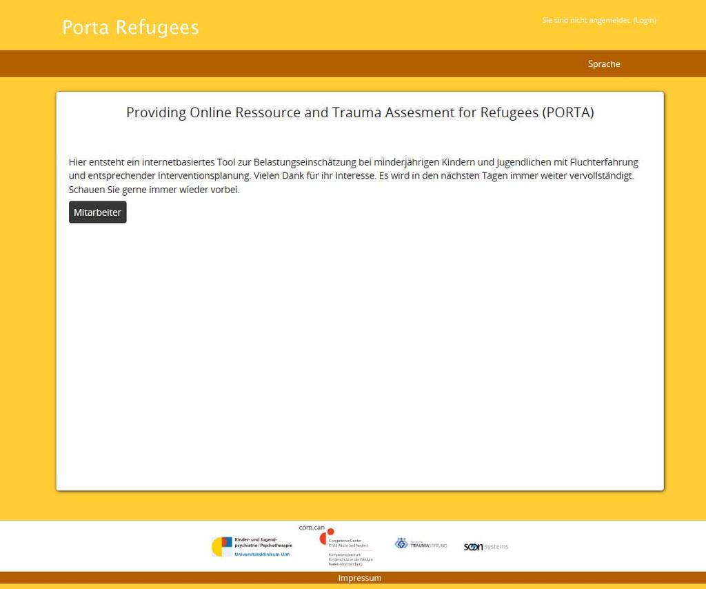 Mitarbeiterscreening www.porta refugees.
