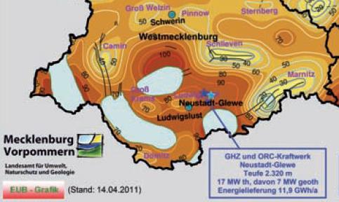 9. Energie und Klima Tiefengeothermie: Anteil an Wärmeerzeugung (Potenzial und Nutzung) Durch