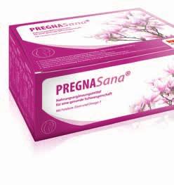 Damit versorgt Sie PREGNASana über einen Zeitraum von bis zu drei Monaten mit wichtigen Mikronährstoffen für Schwangerschaft und Stillzeit.
