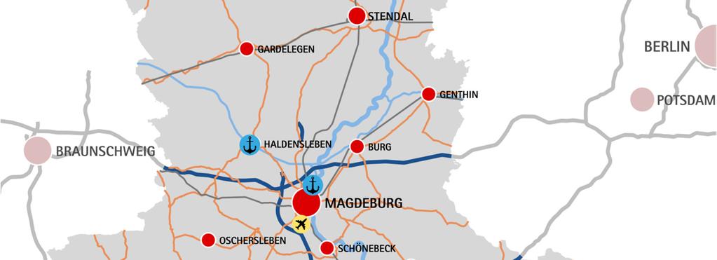 Bundesautobahnen 412 km Bundesstraßen