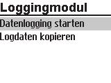 Kommunikation 10.6 Datenlogging Ein Datenlogging-Modul (Zubehör-Nr.