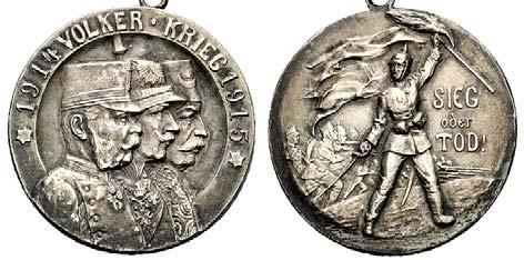 301-1691) Medaille Kaiser 1916