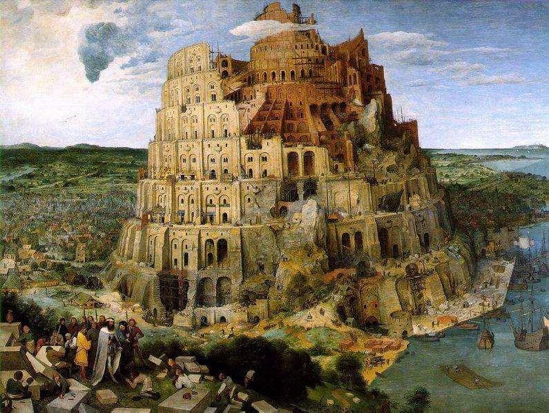 Der Turm zu Babylon von Pieter