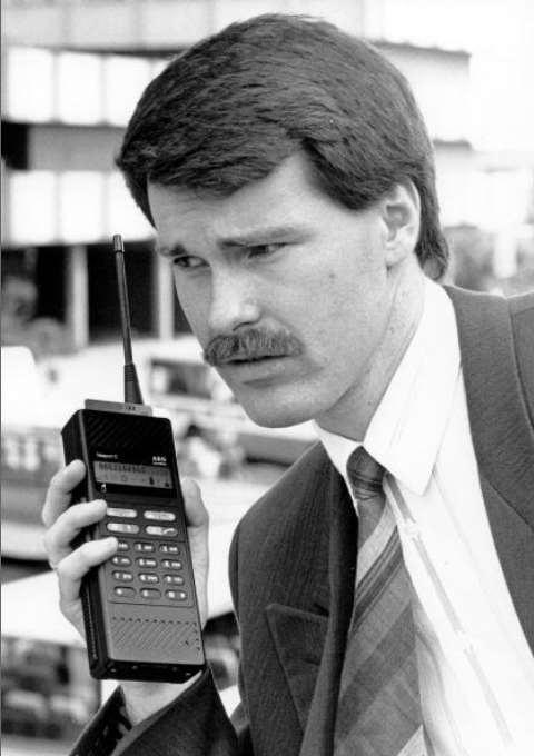 Funkzwerg: 1989 verkaufte AEG noch Mobiltelefone, das Teleport C war damals eine Sensation.