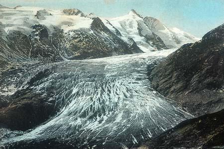 Gletscherschwund in den Alpen