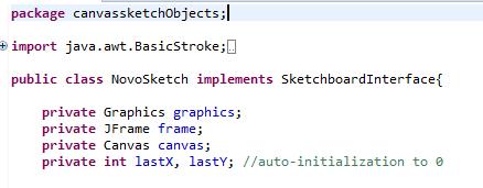 Interface-Implementierung in Etch-A-Sketch