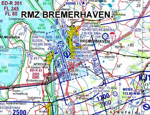 Luftraum / NAV RMZ Bremerhaven Am 29.02.
